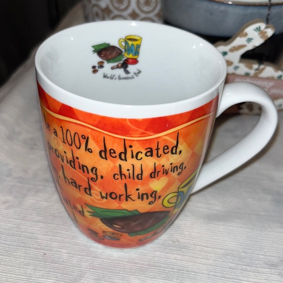 🐇 Worlds Greatest Dad mug by History & Heraldry - Fine Porcelain - Picture 7 of 7